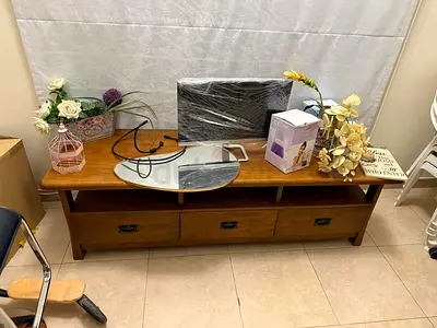 TV rack shelf