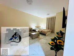 Studio apartment for monthly rent in Ajman, Corniche area
