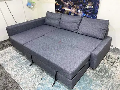 Great Condition Ikea L Shape Sofa Bed with Storage