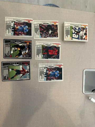 Panini Collection of Limited Edition Football Trading Cards