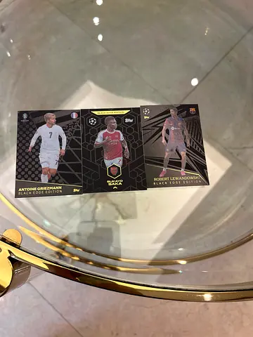 Soccer card 35 AED black edge edition