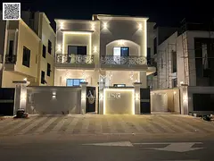 Luxury villa for sale in Al Helio 2, Ajman. Elegant design | Excellent finishing | Includes air cond