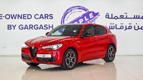 0% DP |AED 1,915/Month | Alfa Romeo | Stelvio Veloce | 2022 | Gargash Warranty and Service