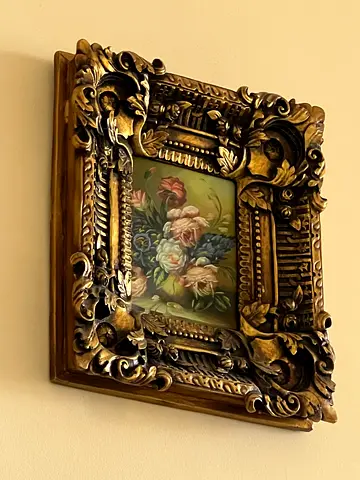 Vintage Floral Framed Artwork