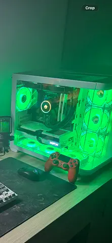 Stylish Gaming PC with RGB Lighting