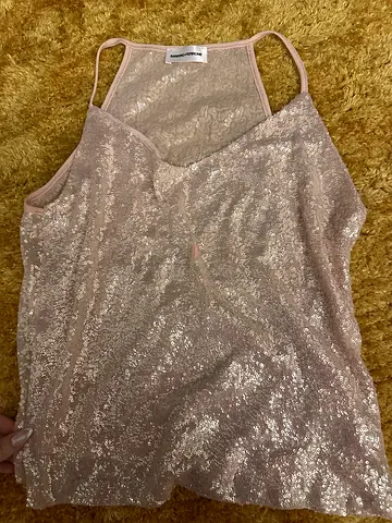 Elegant Sequin Blouse. New