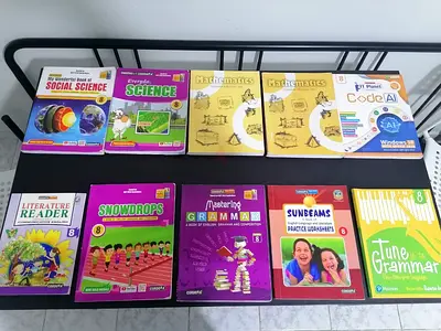 Used CBSE Year 8 School Textbooks – AED 10 Each (Sharjah)