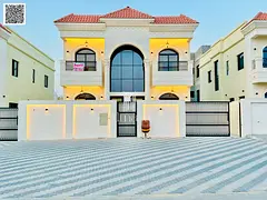 Luxury Villa for Sale in Al Helio 2 – Ajman | 5 Master Bedrooms + Private Pool + 10m Setback | Mai