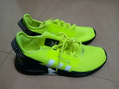 Bright Yellow Adidas Sneakers