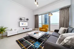 Spacious 1BHK in Ocean Heights | High Floor | Furnished
