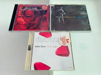 3 Miles Davis Music CD’s