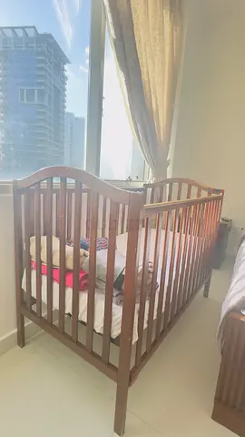 Beautiful Wooden Crib for Sale