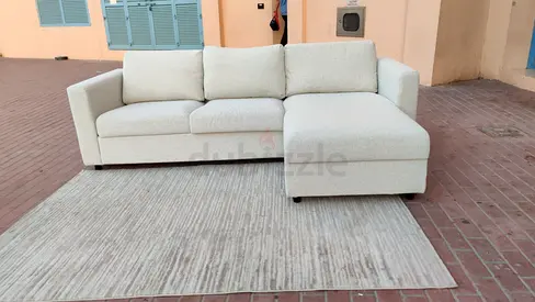 Looks like new Condition Ikea Vimle Sofa Beige with storage