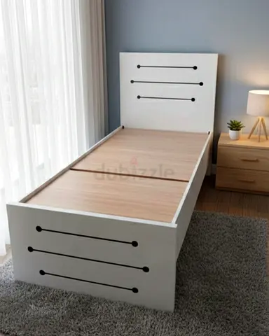 Modern Minimalist Bed with mattress