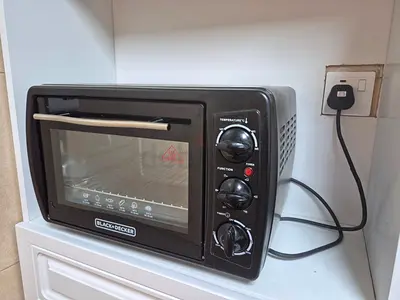 Black+Decker 19L Double Glass Multifunction Toaster Oven with Rotisserie