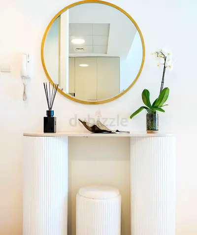 Elegant White Console Table