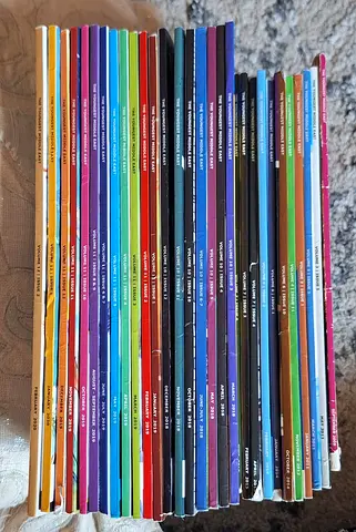 Kids boots magazines and dictionary books