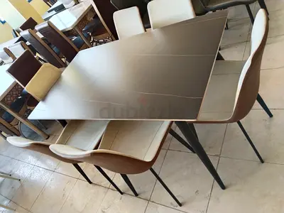 Elegant Dining Table with Chairs Set