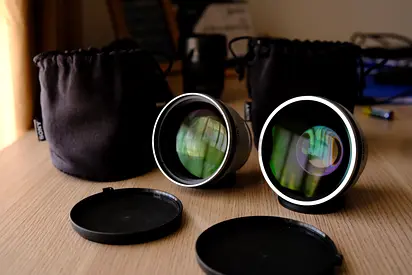 Sony 0.7x and 1.7x teleconversion lenses. (VCL-HGD1758, VCL-HGD0758)