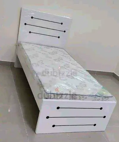 Minimalist Single Bed with Mattress