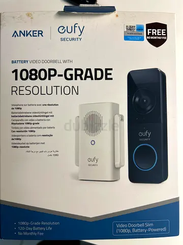 Eufy Security 1080P Battery Video Doorbell for Sale with chime cum gateway