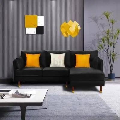 Stylish Black Sofa | Custom Made Sofa