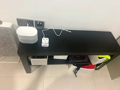 Tables and shelf
