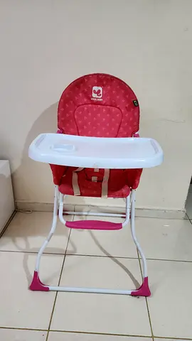 Red and White Baby High Chair for Sale