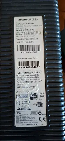 Xbox 360 power cable