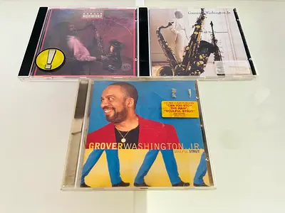 3 Grover Washington Jr. Music CD’s