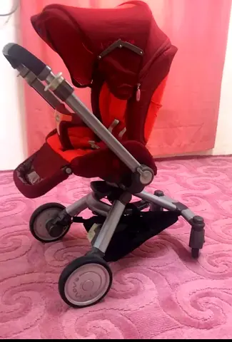 Red Travel System Stroller in Great Condition