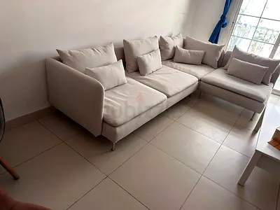 Great Condition Ikea Sodhremn Corner Sofa Beige
