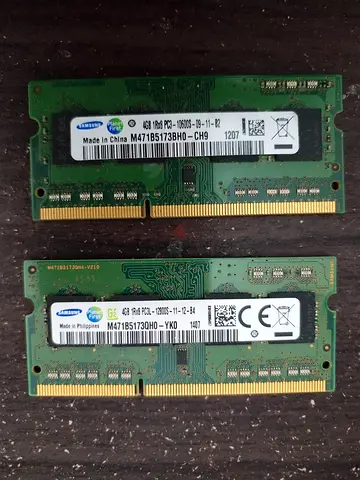 4GB RAM DDR3 for Laptops