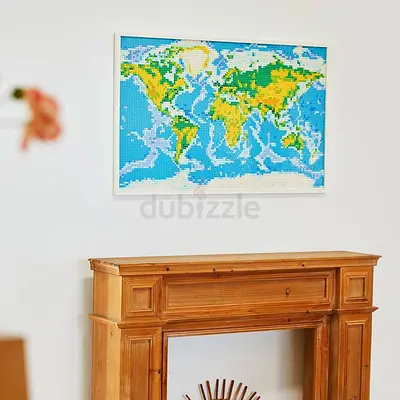 Block Builder World Map Building Set 11065pcs