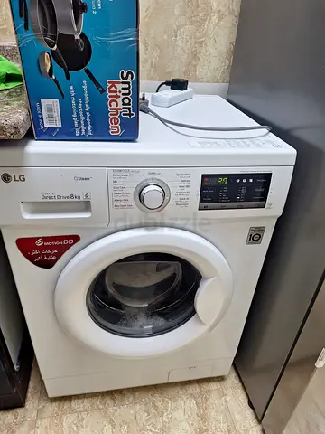 LG letest model touch screen 8kg white washing machine