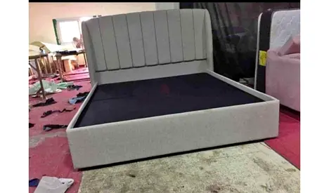 Elegant King Size Bed with Modern Upholstery Are Available For Sale