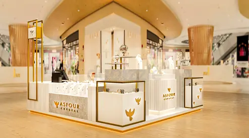 High-End Jewellery Kiosk for Premium Retail