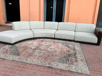 Same like new Condition Eberza Corner Sofa with Adjustable head Rest