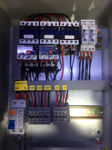 Electrical Swimming Pool Control Panel with Relay Modules