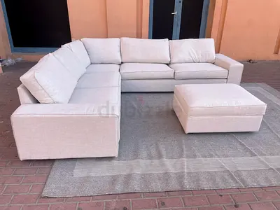 Looks great Condition Ikea Kivik Corner Sofa Beige without footstool