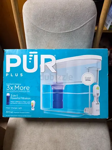PureWater Filter System. 30 Cup Capacity Dispenser. New. Never Used. No Filter (Misplaced). AED 70.