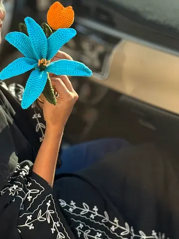 Handmade Crochet Flower Toy