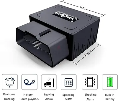 OBD GPS Car Tracking Device Locator, OBD II GPS Tracker for Car Truck Taxi