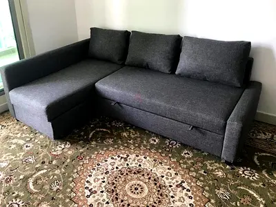 Ikea L Shape Sofa Bed with Storage Perfect condition