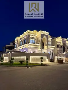 Villa for sale in Ajman Classic Jasmine area Villa very distinctive finishing 2 floors 5Master rooms