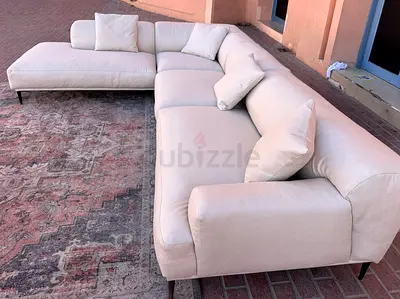 Premium Quality The Loom Collection Corner Sofa Beige