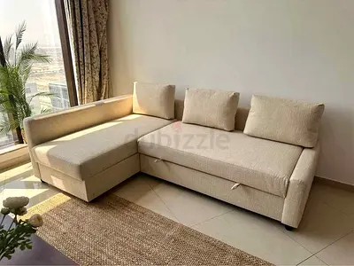 Stylish L-Shaped SofaBed with Storage