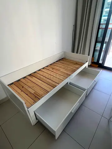 Ikea White day Bed with Storage
