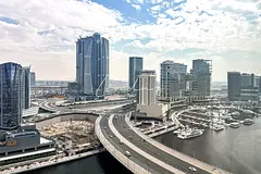 Canal View | Furnished Studio | One Parking l