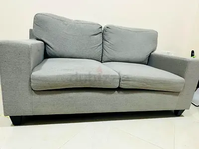 Comfortable Grey Sofa for Sale - 2 Seater